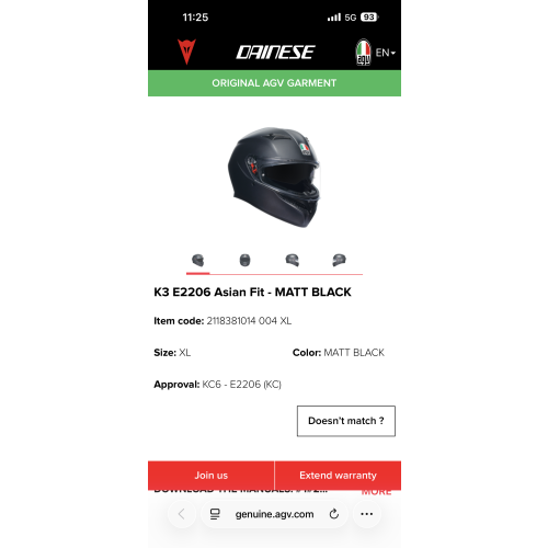 AGV 헬멧 및 고프로7